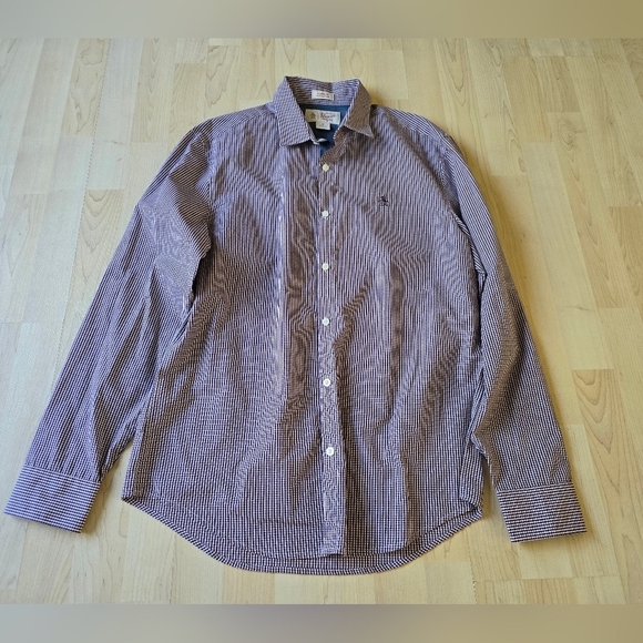 Original Penguin Classic Fit Long Sleeve Dress Shirt Size Medium - Picture 2 of 11